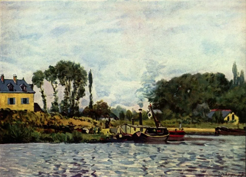 Bateaux à l’écluse de Bougival