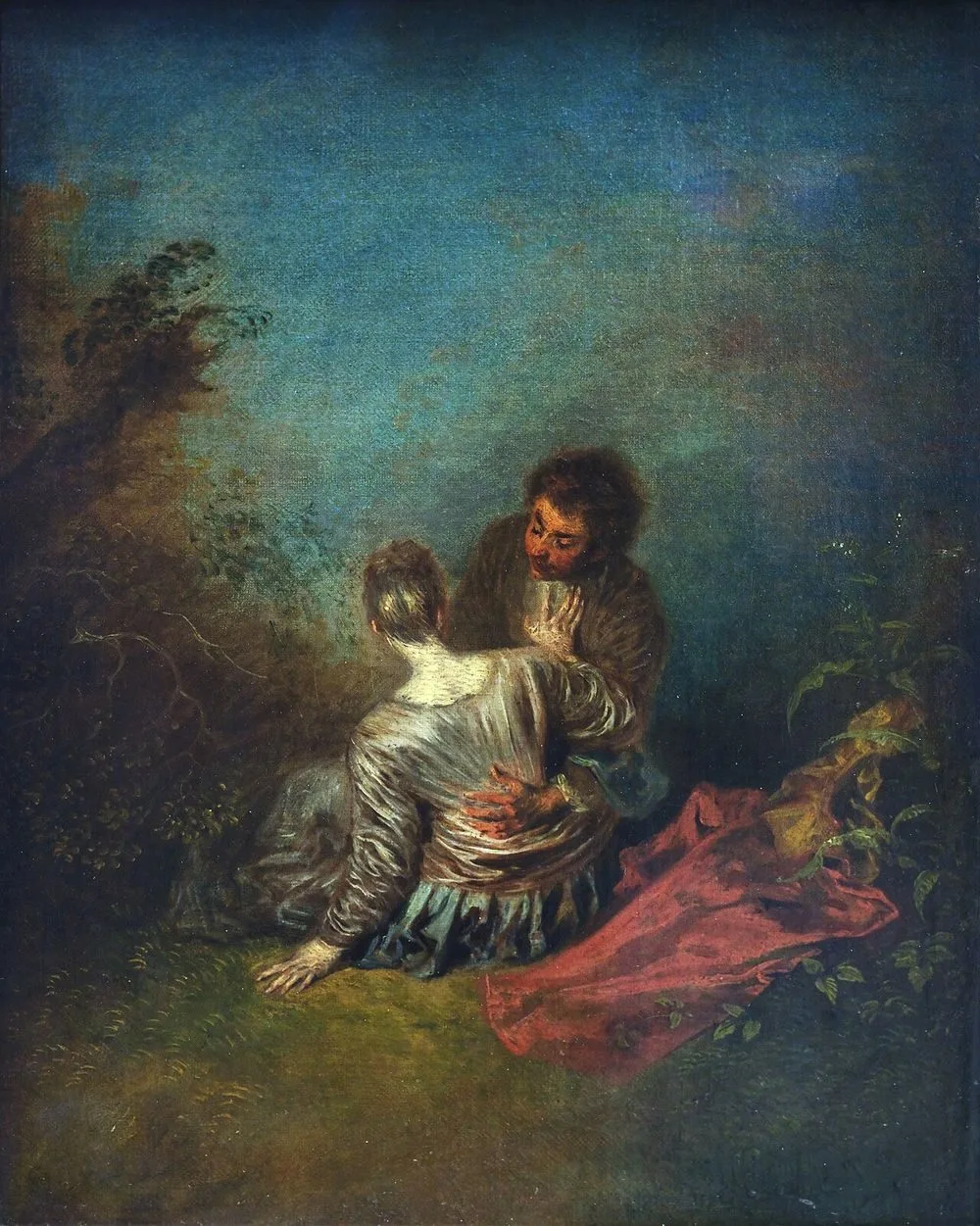 The Faux Pas, Jean-Antoine Watteau