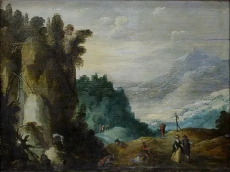 Мountain landscape, Joos de Momper the Younger