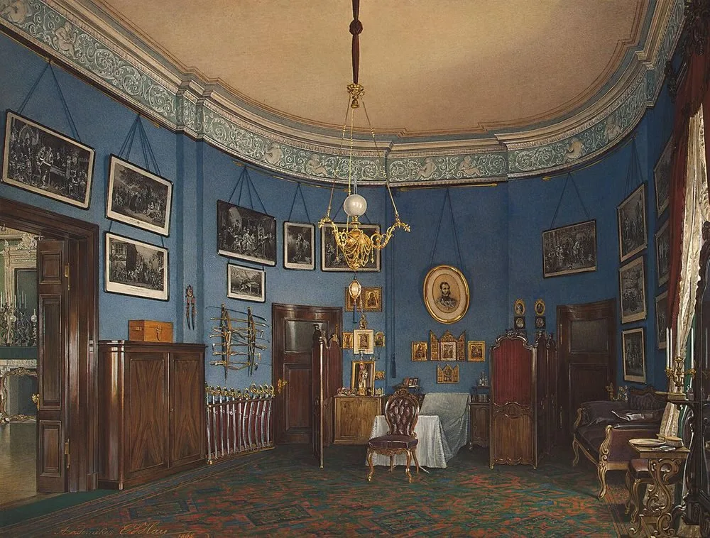 The Bedroom of Crown Prince Nikolai Alexandrovich, Eduard Hau