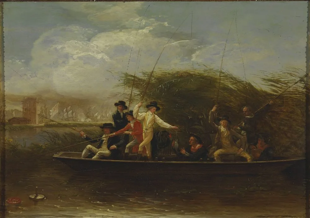 Gentlemen Fishing, Benjamin West