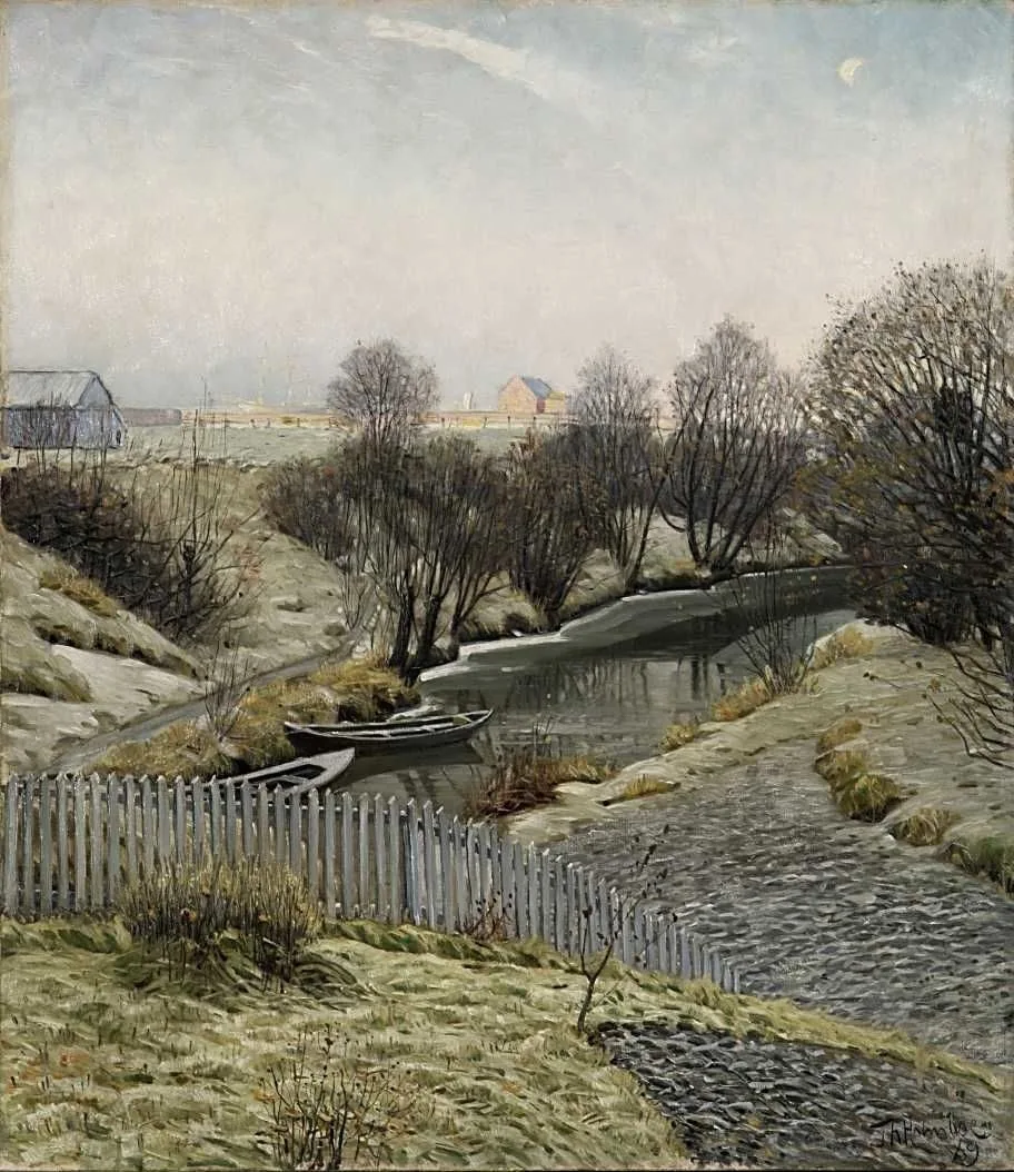 Thorolf Holmboe - Loelvens nedre løp - Oslo Museum - OB.05988