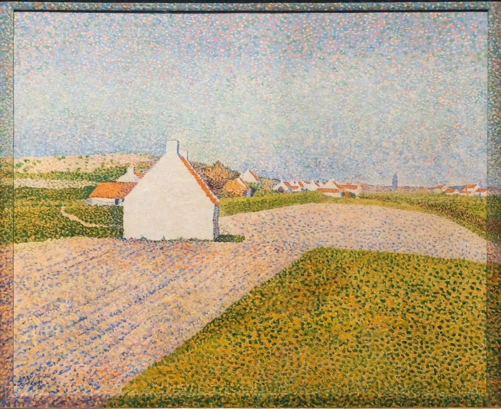 Village près des côtes de la Mer du Nord, Alfred William Finch