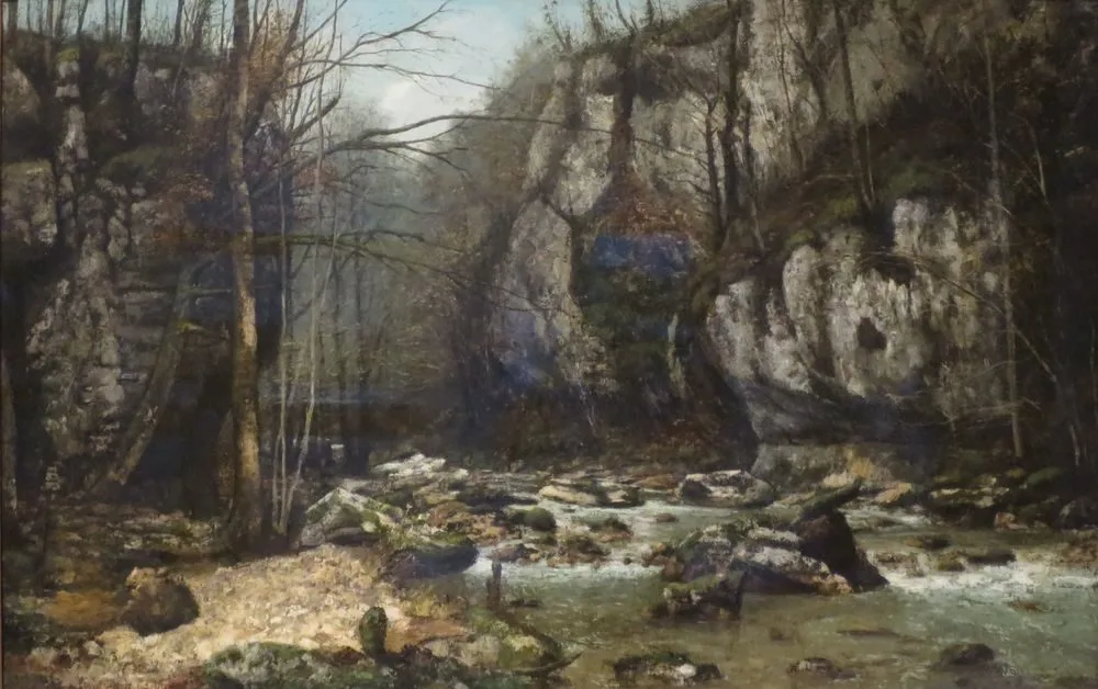 Stream of the Puits-Noir at Ornans, Gustave Courbet
