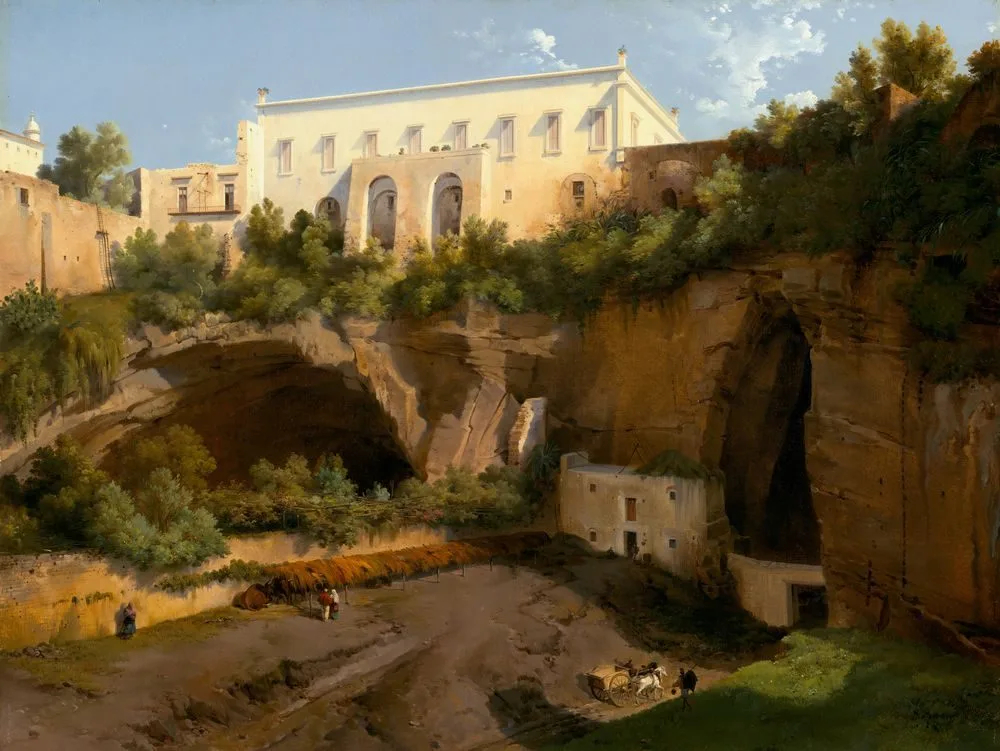 View of a Villa, Pizzofalcone, Naples, Lancelot Théodore Turpin de Crissé