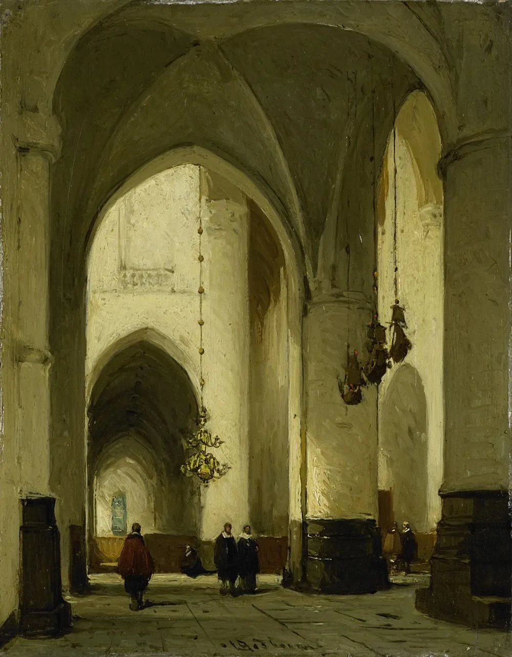 Interior of the Church of St Bavo in Haarlem, Johannes Bosboom
