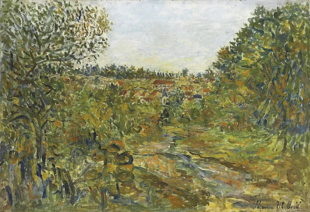 Paysage à Montmagny, Maurice Utrillo