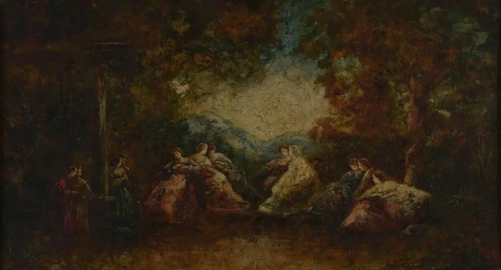 The fest, Adolphe Joseph Thomas Monticelli