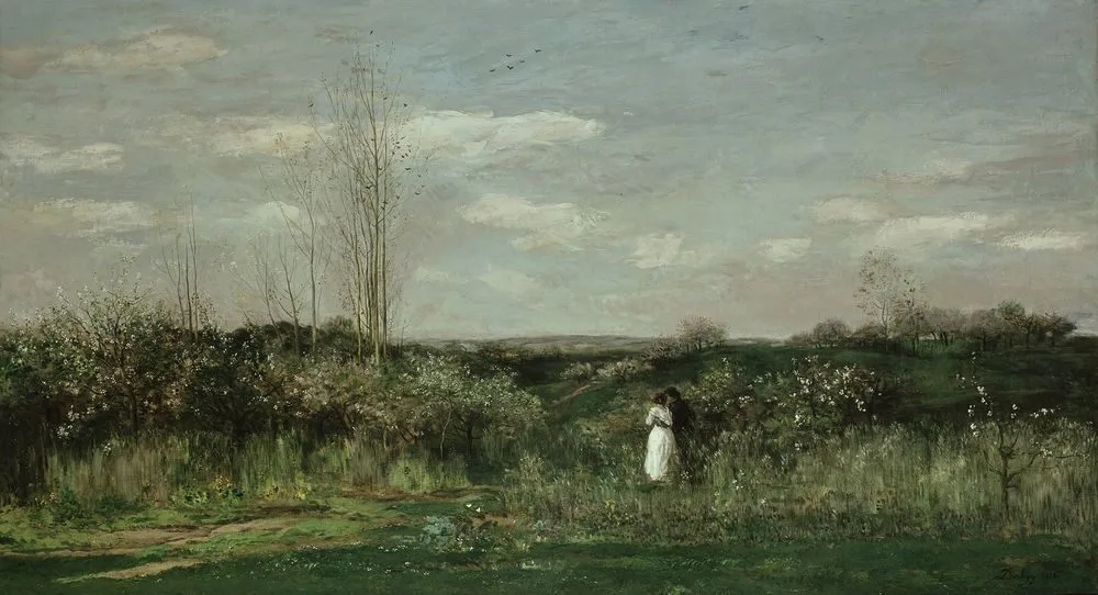 Spring Landscape (1862), Charles-François Daubigny