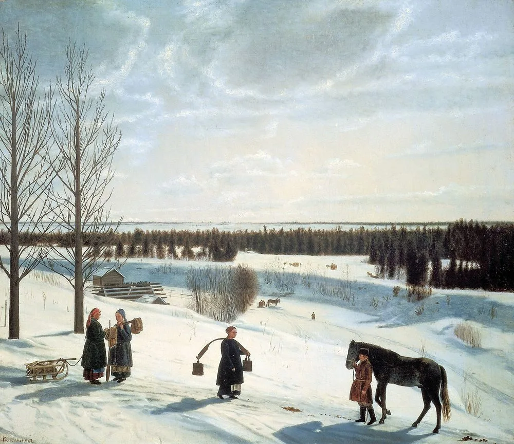 Russian winter, Nikifor Krylov