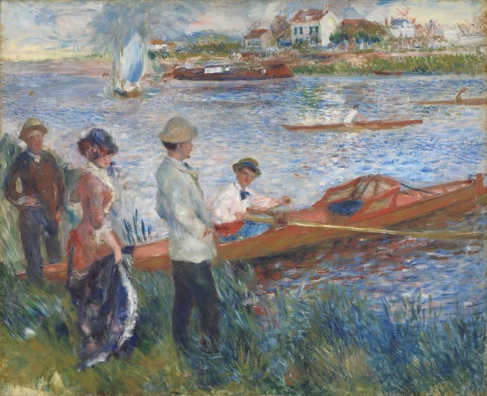 Oarsmen at Chatou, Pierre-Auguste Renoir