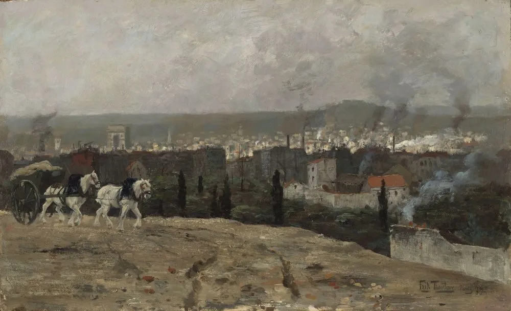 Parisian View, Frits Thaulow