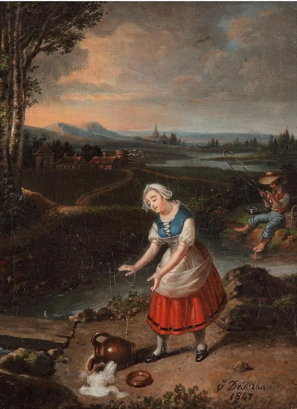 The Broken Jug, Jenny Berger-Désoras