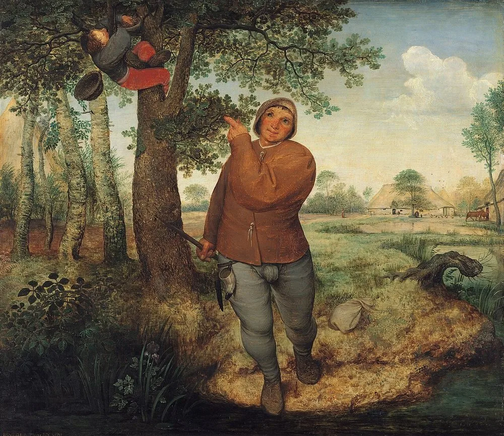 The Peasant and the Nest Robber, Pieter Brueghel the Elder