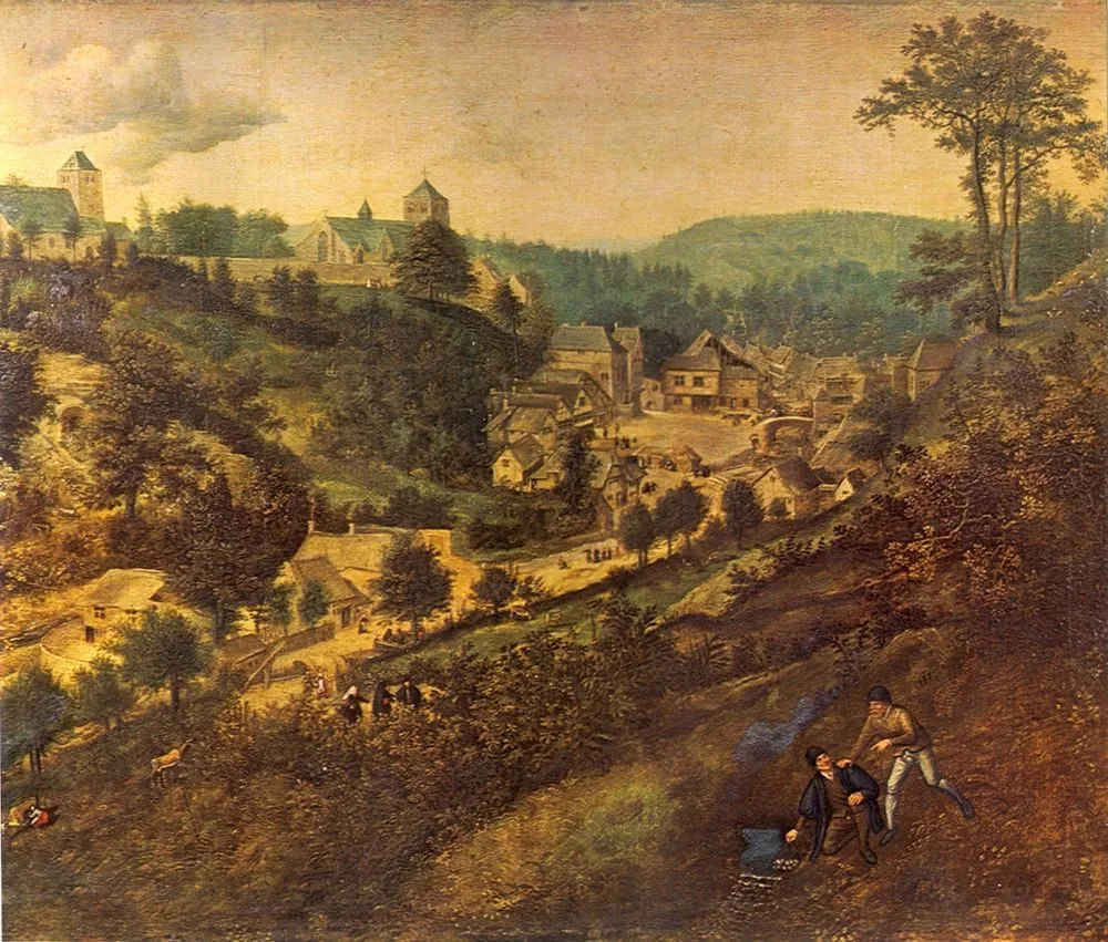 The Burtscheider valley near Aachen, Lucas van Valckenborch