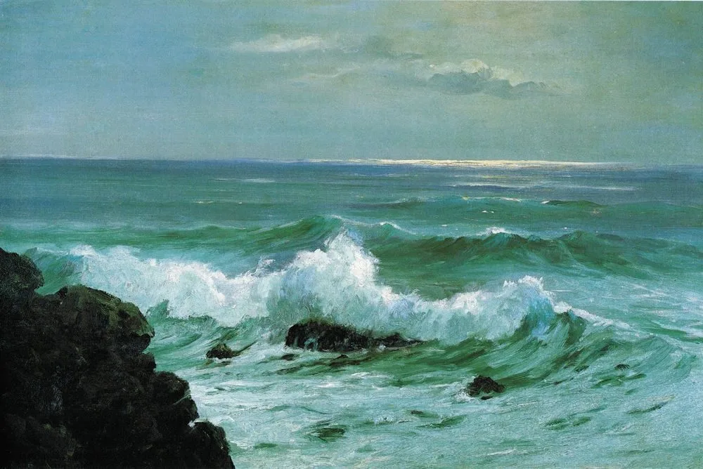 Seascape Waves, D. Howard Hitchcock