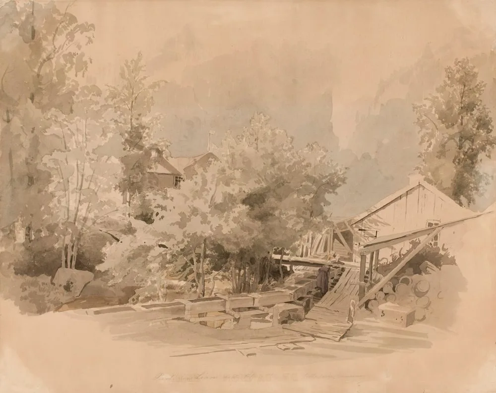 Norskt kvarnlandskap, Werner Holmberg