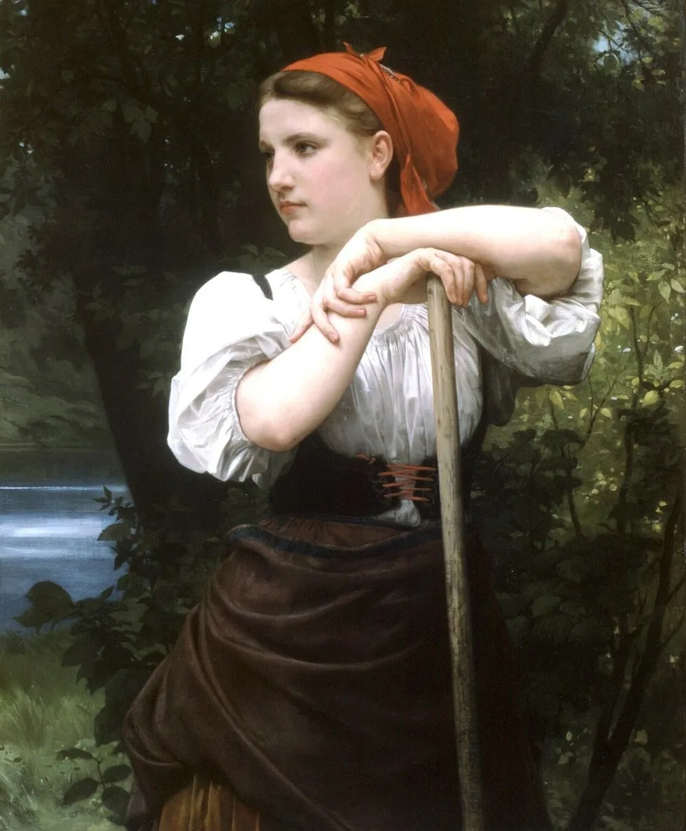 The Hay-Maker, William-Adolphe Bouguereau