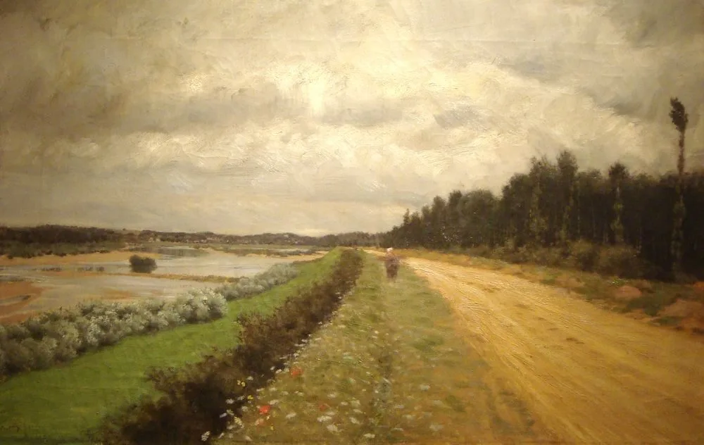 Along the Ofanto river, Giuseppe De Nittis