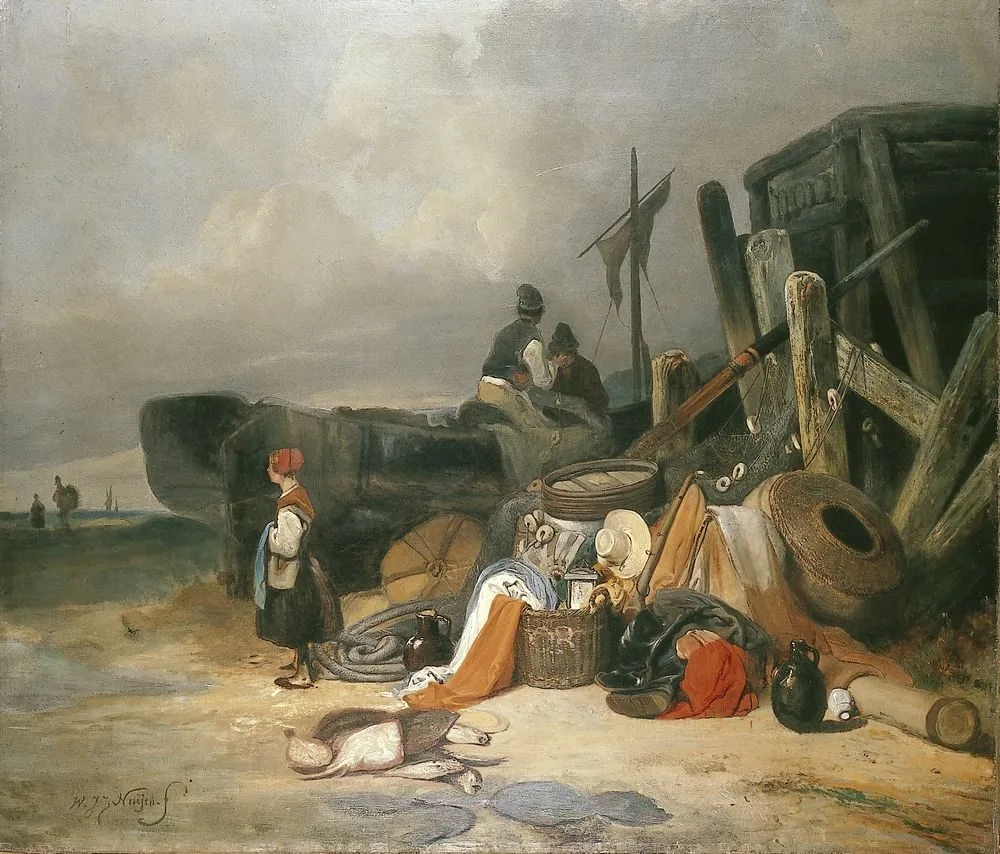 fisherboat on the shore