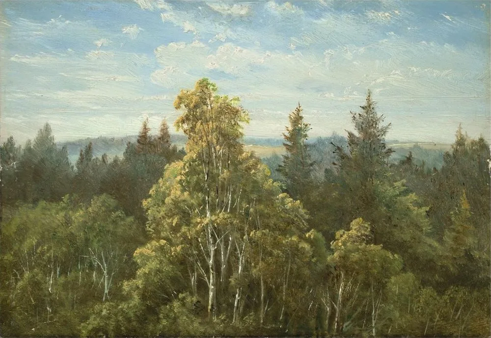 Wooded slope near Pillnitz, Carl Gustav Carus