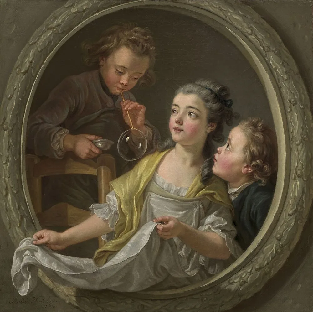 Soap Bubbles, Charles-Amédée-Philippe van Loo