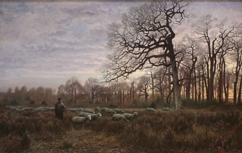 Décembre ; Le carrefour de l’épine, forêt de Fontainebleau