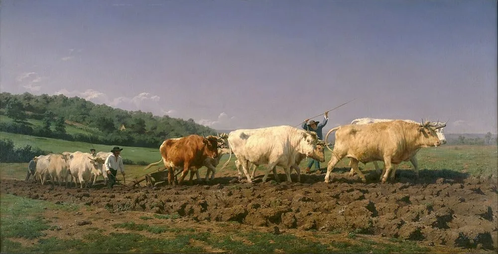 Ploughing in the Nivernais, Rosa Bonheur