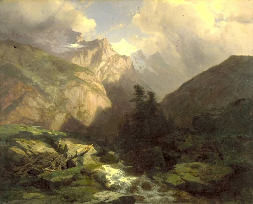 The Jungfrau, Switzerland, Alexandre Calame