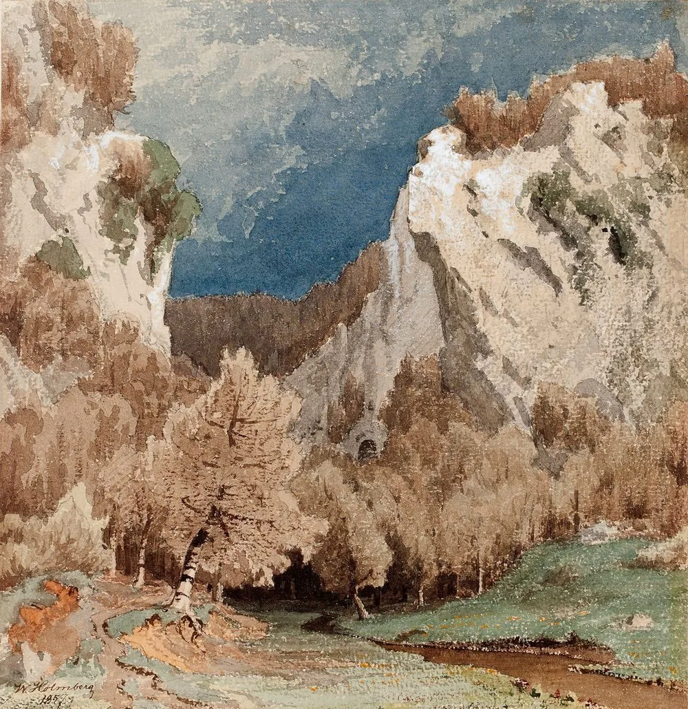 Autumn Landscape Near Düsseldorf, Werner Holmberg
