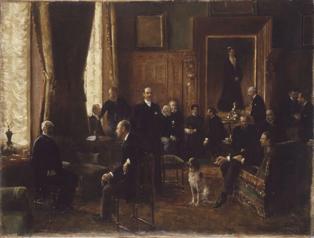 Le salon de la comtesse Potocka, Jean Béraud