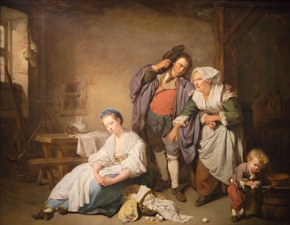 Broken Eggs, Jean-Baptiste Greuze
