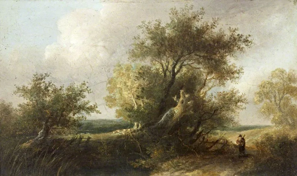 A Country Lane, Edward Charles Williams