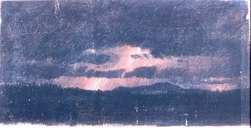 Storm Over Hudson Valley, Frederic Edwin Church