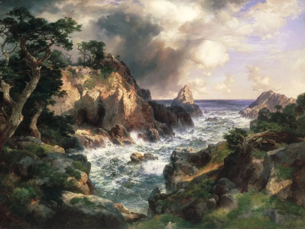 Point Lobos, Monterey, California, Thomas Moran