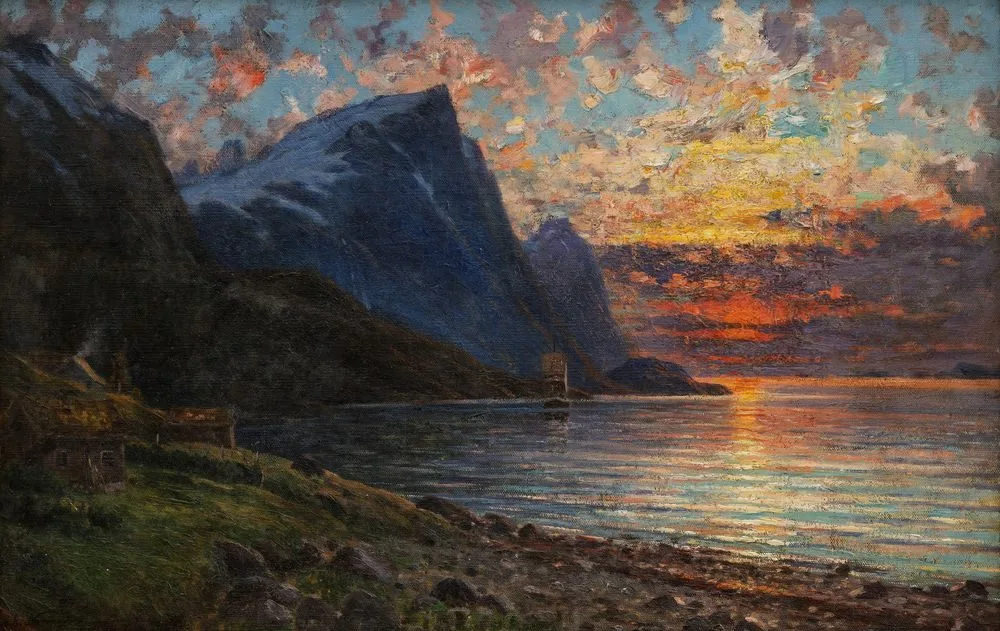 Kystlandskap og fjell, Adelsteen Normann