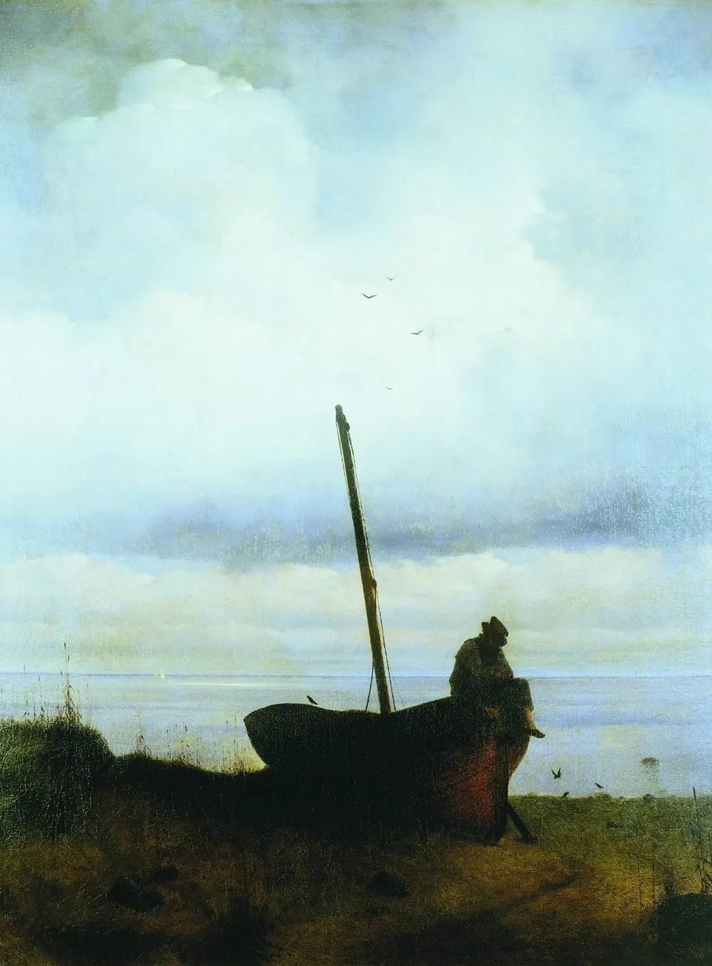 View to the sea coast near St. Petersburg, Ivan Aivazovsky