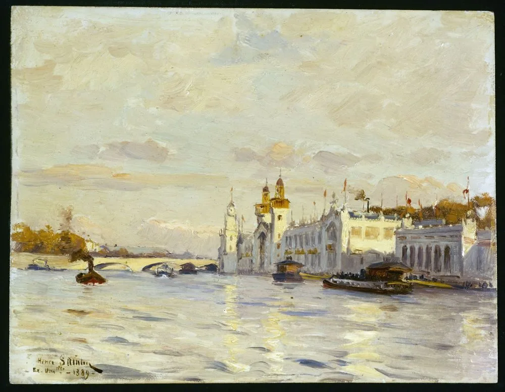 Vue de l’Exposition Universelle de 1889, Henri Saintin