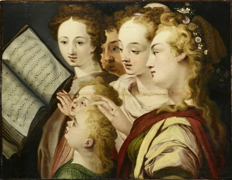 Singing women, Anthonie Blocklandt van Montfoort