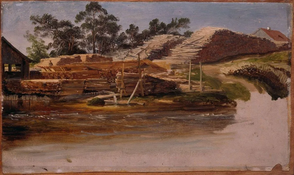 Timber Yard, Thomas Fearnley
