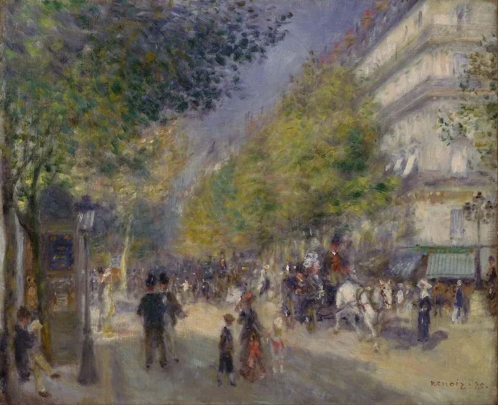 The Grands Boulevards, Pierre-Auguste Renoir