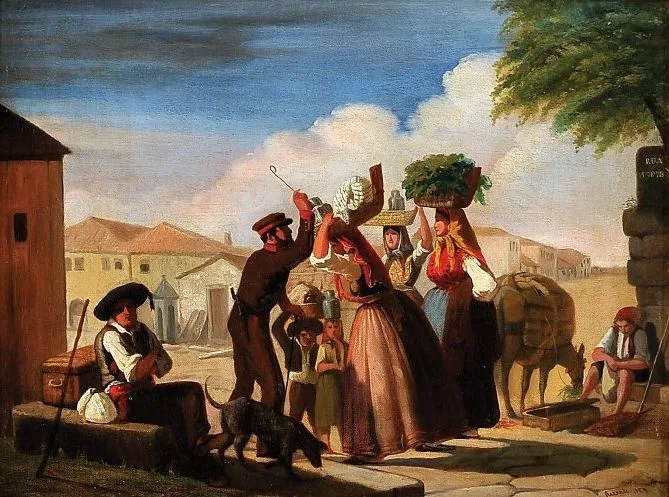 A Caminho do Mercado (1859) - Francisco José Resende