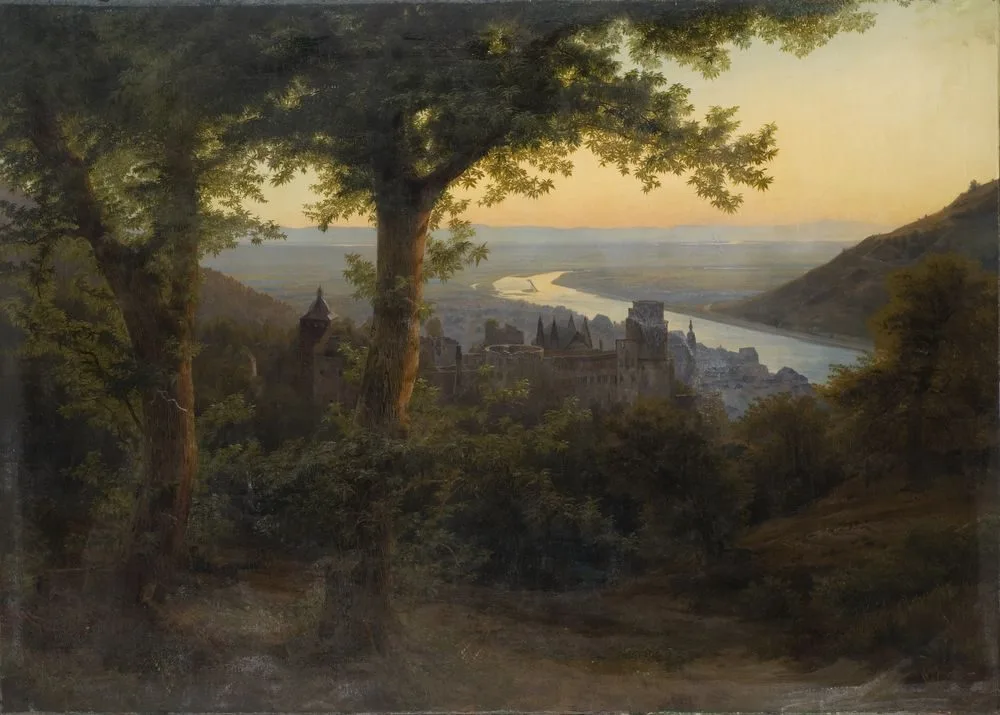 The Castle of Heidelberg, Carl Dahl
