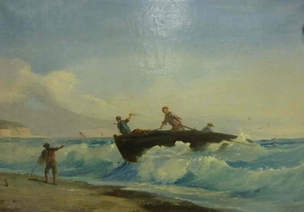 Retour de pêche, Dominique Trachel