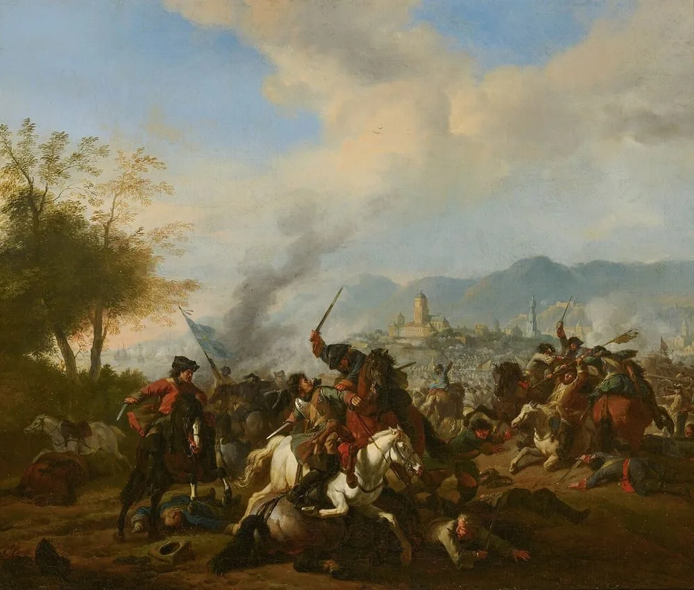 Cavalry Engagement, Jan van Huchtenburgh