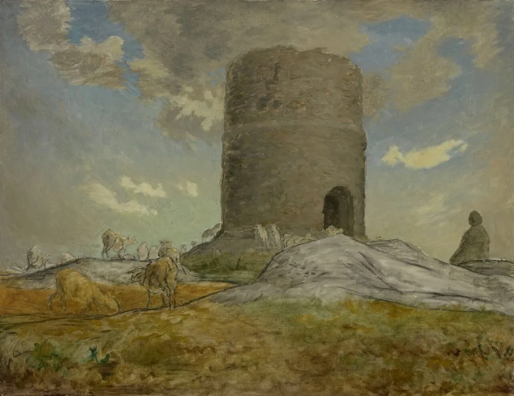The Tower of Chailly near Barbizon, Jean-François Millet