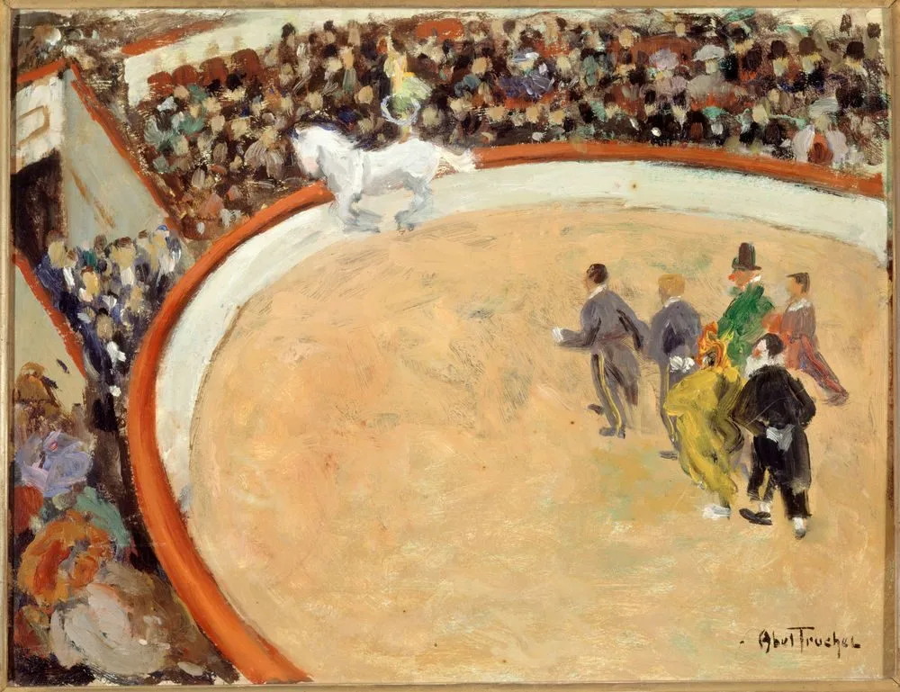 Le cirque Médrano, boulevard Rochechouard, Louis Abel-Truchet