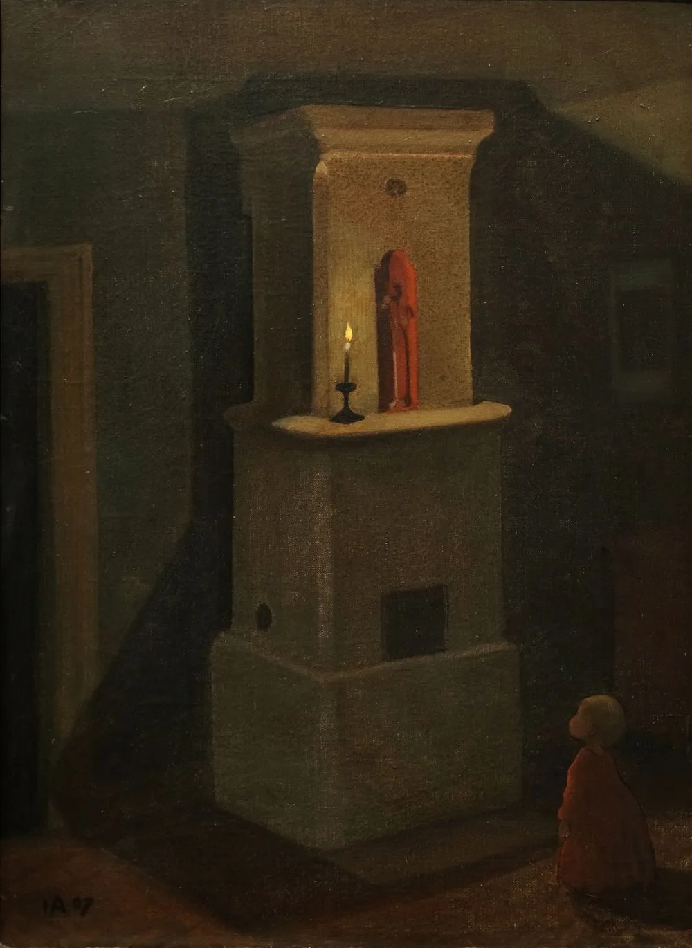 The Girl and the Candle, Ivar Arosenius