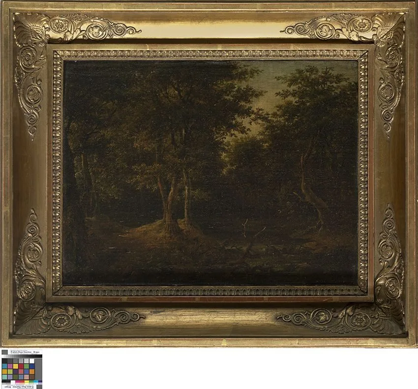 Boslandschap, Adolf Karel Maximiliaan Engel