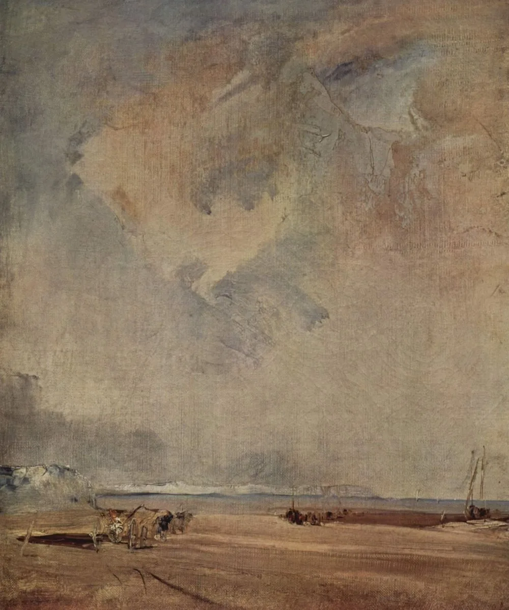 Vue des côtes normandes, Richard Parkes Bonington